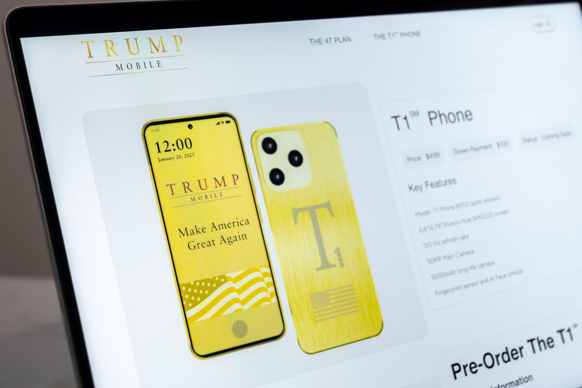 The Trump phone might not be “made in America” after all